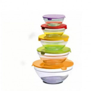 Set de 5 Bowls de Vidrio...