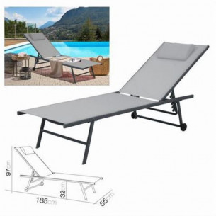 Tumbona de 5 Posiciones con...