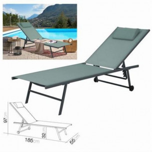 Tumbona de 5 Posiciones con...