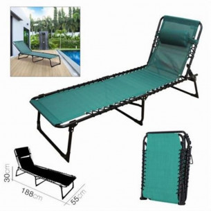 Tumbona Plegable Esmeralda...