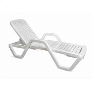 Tumbona Relaxia Blanca con...