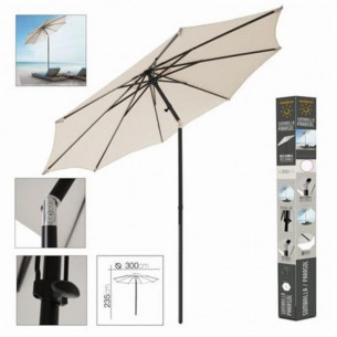 Sombrilla Beige Push-Up de...