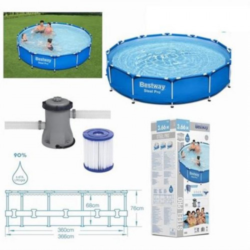 Piscina Desmontable Bestway Steel Pro...