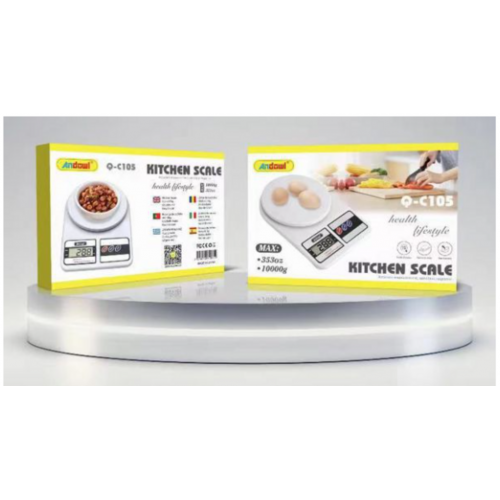 Pesa Digital Andowl para Cocina Máx....