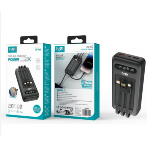 Powerbank Solar Portátil M2 Tec...