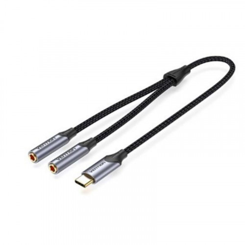 Adaptador USB-C a Doble Jack 3.5mm...