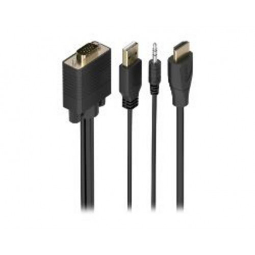 Conversor AISENS HDMI a VGA, Audio y...