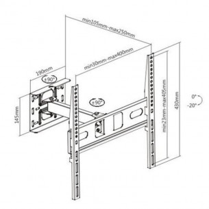 Soporte de Pared Extensible... 2