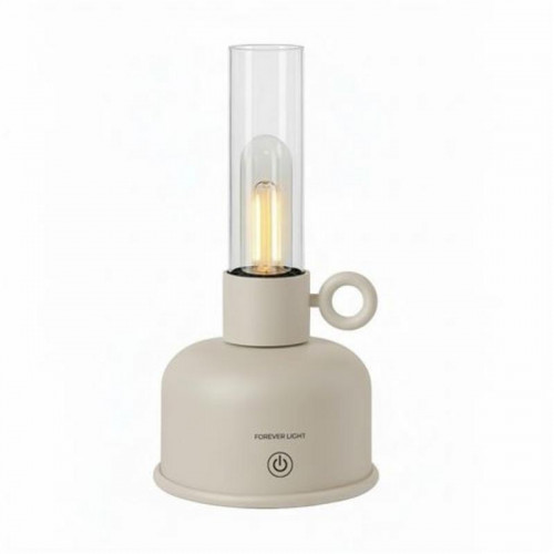 Lámpara de Aceite LED Vintage Beige...