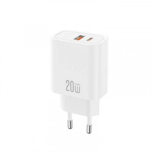 Cargador USB 20W con 1x USB-A y 1x...