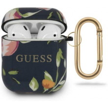 Guess Funda AirPods Floral Negro