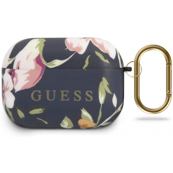 Guess Funda AirPods Floral Negro