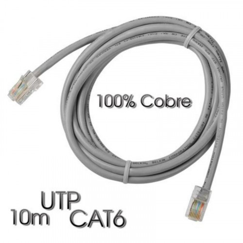Cable de Red Cromad UTP Cat 6 de 10...