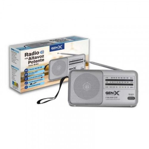 Radio Portátil Clásica Gen-X FM-4413...