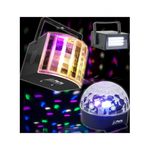 Efecto de Luz LED Party 3PACK con 6...