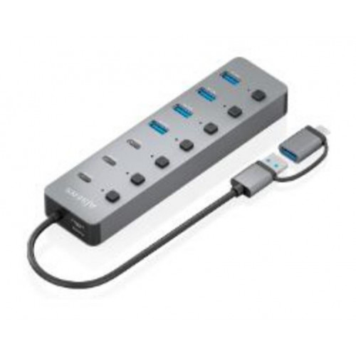 Hub AISENS USB 3.1 / USB-C con 4...