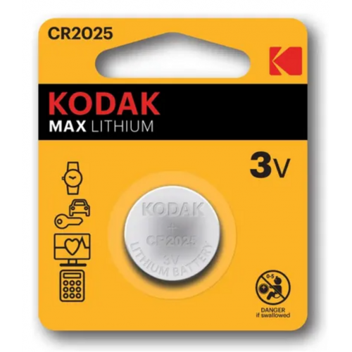 Pila Kodak Max Litio 3V CR2025