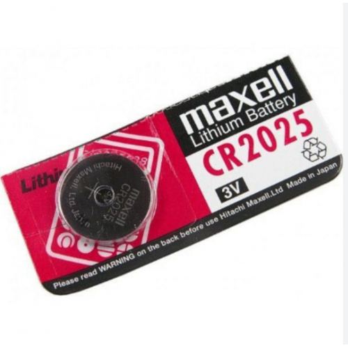 Pila Maxell Batería de Litio CR2025 3V