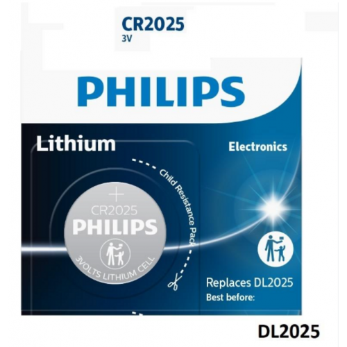 Pila Philips Lithium CR2025