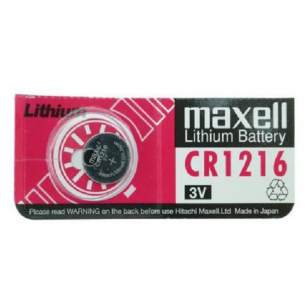 Pila Maxell de Litio 3V CR1216