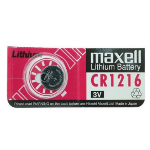 Pila Maxell de Litio 3V CR1216