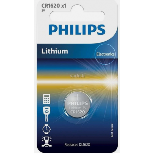 Pila Philips Litio 3V CR1616