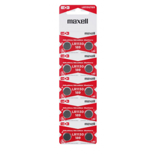 Pila Maxell 1.5V Alcalina LR1130 Cada...