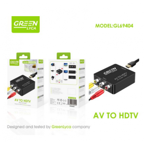 Adaptador Green Lyca AV a HDTV 1080P...