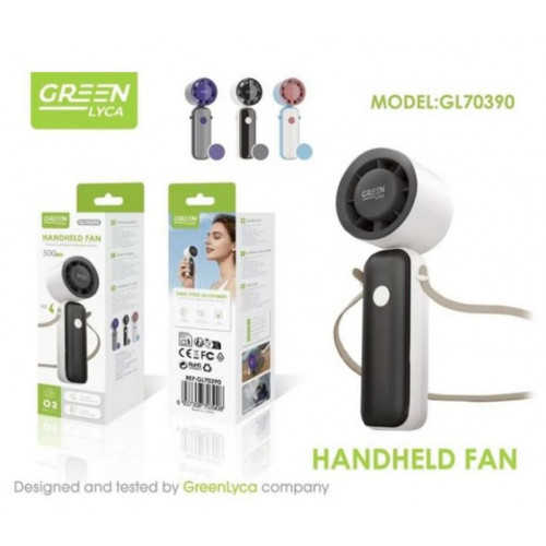 Ventilador de Mano Green Lyca con USB...