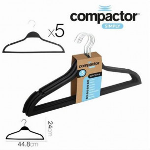 Set de 5 Perchas Compactor...