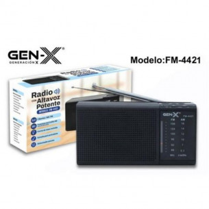 Radio Portátil AM/FM Gen-X...