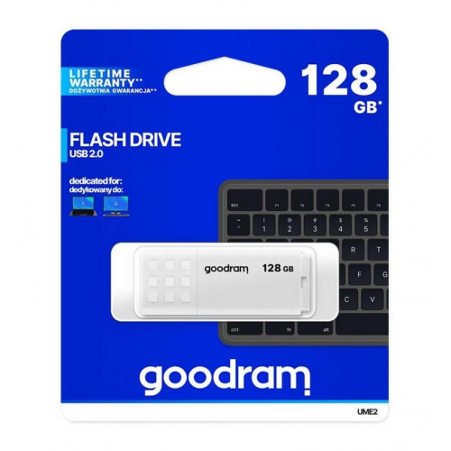 Pendrive Goodram UME2 128GB, USB 2.0,...