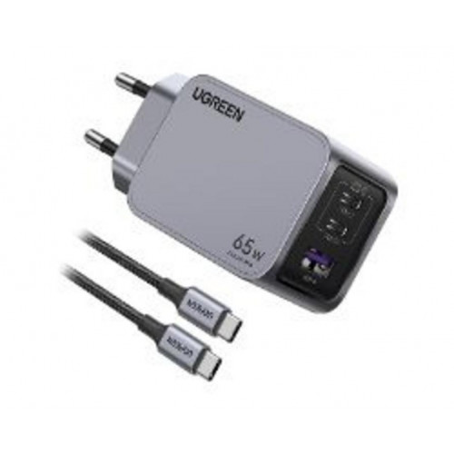 Cargador Ugreen GaN 65W 1xUSB-A...