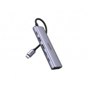 Hub Ugreen 6 en 1 2xUSB-A...