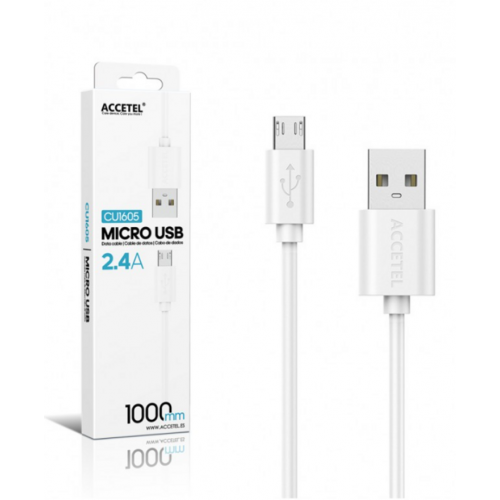 Cable Datos Accetel 2.4A Micro USB...