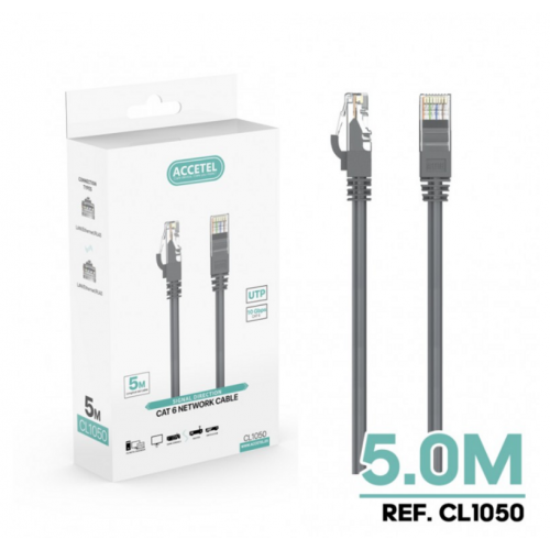 Cable Accetel Internet LAN Cat6 5m...