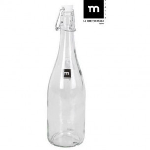 Botella de Vidrio con Tapón...