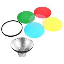 Godox AD-R14 Reflector con panal y 5 filtros de color