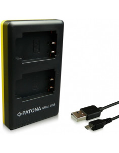 Patona cargador Dual LCD...