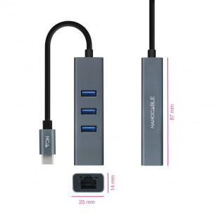 Adaptador Nanocable USB-C a... 2