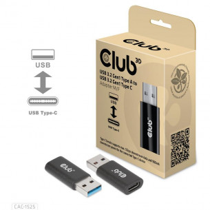 Adaptador Club 3D USB-A/M a... 2
