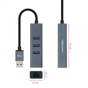 Adaptador Nanocable USB-A a... 2