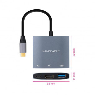 Adaptador Nanocable USB-C a... 2