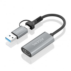 Conversor AISENS USB-A/C/M... 2