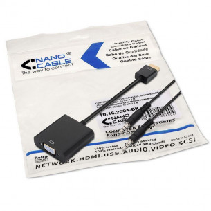 Nanocable HDMI a VGA +... 2
