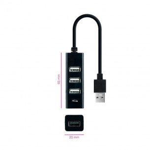Hub Nanocable USB-A 2.0 a... 2