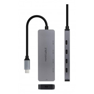 Hub Nanocable USB-C a... 2
