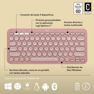 Teclado LOGITECH K380s BT... 2