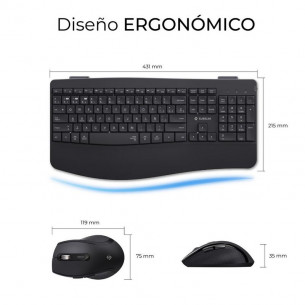 Teclado + Ratón SUBBLIM RF... 2