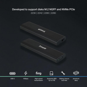 Caja TooQ SSD M.2/PCIe... 2